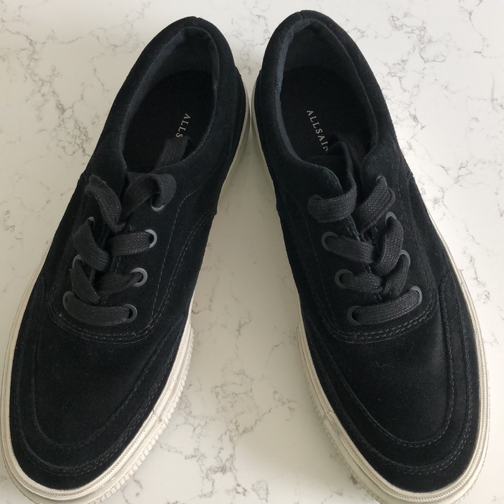 NEW All Saints suede sneakers